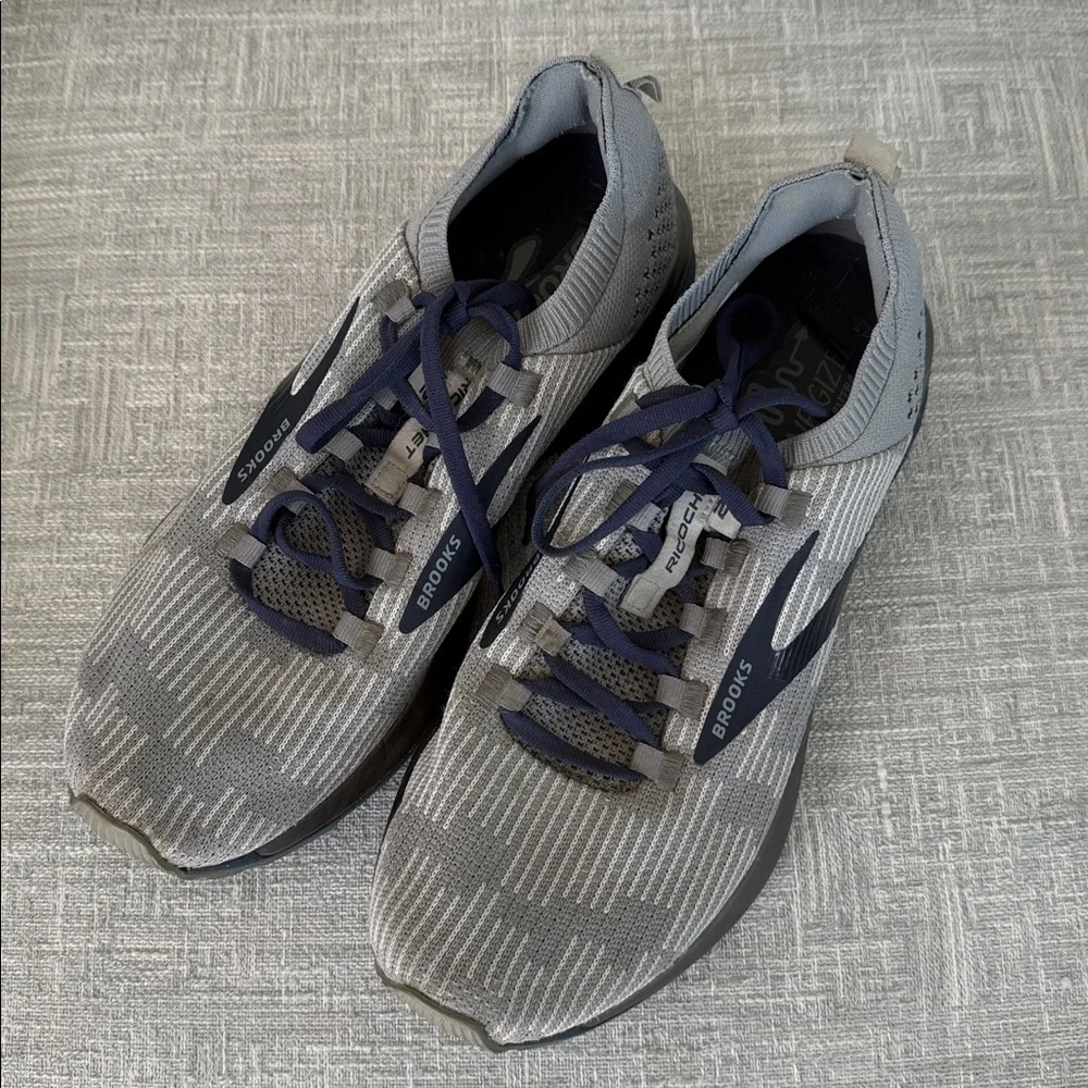Brooks Sneakers Ricochet 2 'Grey Blue' Running Sneakers Men's Size 8